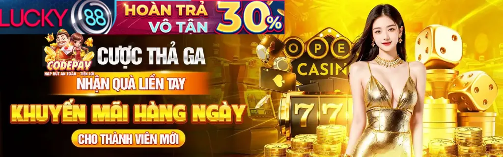 Trò chơi slot jackpot lũy tiến tại 3king Casino